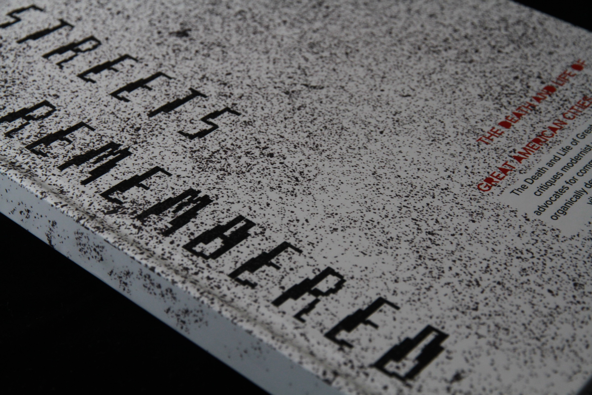 Redesigned cover for The Death and Life of Great American Cities