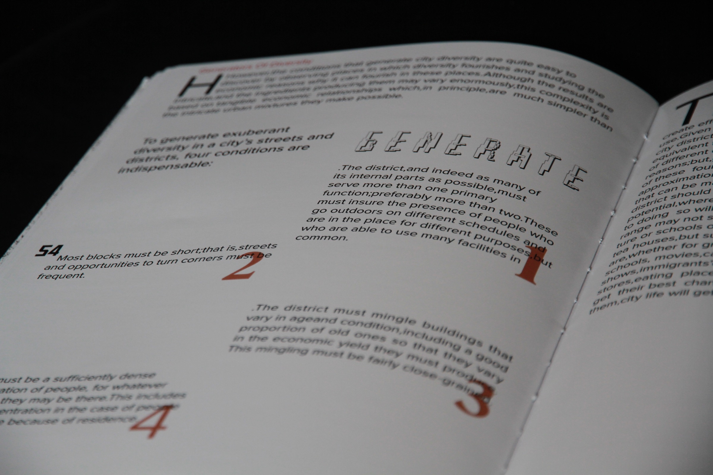 Interior spread from the redesigned book