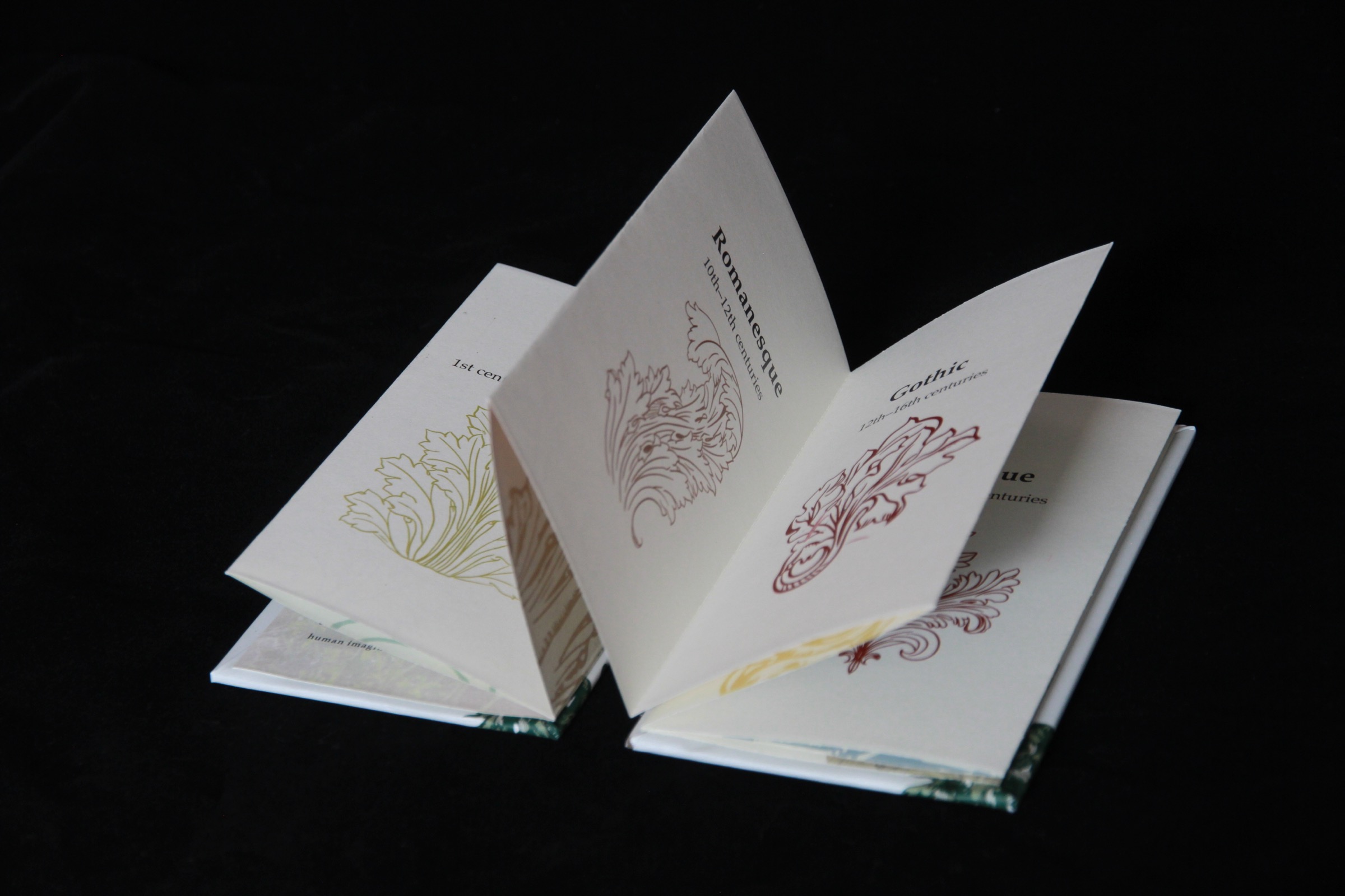 Twisting Vines accordion publication